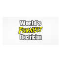 World's Funniest Electrician photo cards