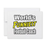 World's Funniest Football Coach Invitations