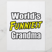 World's Funniest Grandma Full Colour Flyer