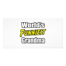 World's Funniest Grandma Picture Card