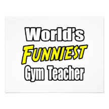 World's Funniest Gym Teacher Personalized Invite