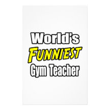 World's Funniest Gym Teacher Stationery