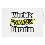 World's Funniest Librarian cards