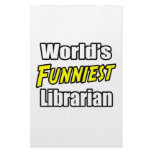 World's Funniest Librarian stationery