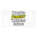 World's Funniest Mechanical Engineer Photo Greeting Card