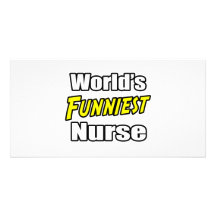 World's Funniest Nurse Photo Card Template