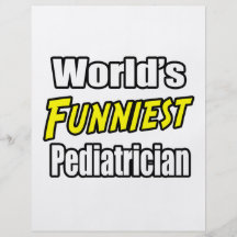 World's Funniest Pediatrician Custom Flyer