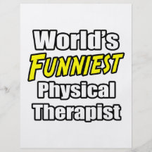 World's Funniest Physical Therapist Full Color Flyer