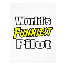 World's Funniest Pilot Personalized Letterhead