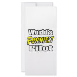 World's Funniest Pilot rack cards