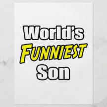 World's Funniest Son Full Color Flyer