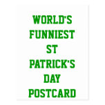 World's funniest St Patrick's day Post Card