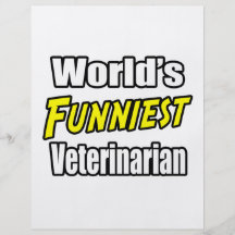 World's Funniest Veterinarian Full Colour Flyer