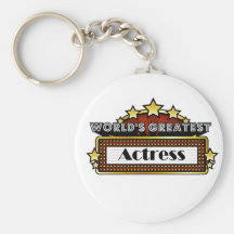World's Greatest Actress Keychains
