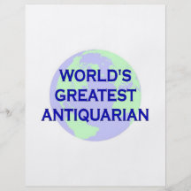 World's Greatest Antiquarian Personalized Flyer