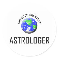 World's Greatest Astrologer Round Stickers