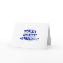 World's Greatest Astrologist Greeting Cards