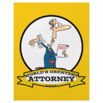 WORLDS GREATEST ATTORNEY MEN CARTOON CUSTOM FLYER