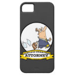 WORLDS GREATEST ATTORNEY MEN III CARTOON iPhone 5 CASES