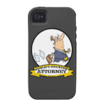 WORLDS GREATEST ATTORNEY MEN III CARTOON Case-Mate iPhone 4 COVER