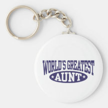 World's Greatest Aunt Key Chains