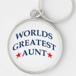 Worlds Greatest Aunt Keychain
