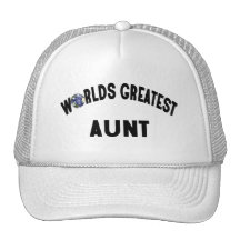 Worlds Greatest Aunt Mesh Hats