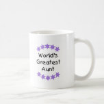 World's Greatest Aunt (purple) Coffee Mug