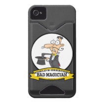 WORLDS GREATEST BAD MAGICIAN CARTOON ID IPHONE 4 CASE