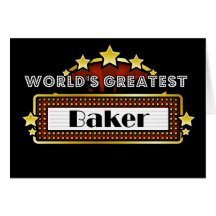 World's Greatest Baker Card