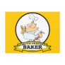 WORLDS GREATEST BAKER MEN CARTOON POSTCARDS