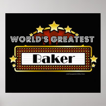 World's Greatest Baker Poster