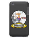 WORLDS GREATEST BARBECUER MEN CARTOON iPod TOUCH CASES
