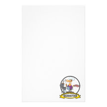 WORLDS GREATEST BARBECUER MEN CARTOON STATIONERY PAPER