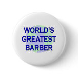 World's Greatest Barber buttons