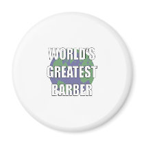 WOrld's Greatest Barber Fridge Magnet