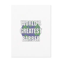WOrld's Greatest Barber Post Card