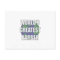 WOrld's Greatest Barber Postcard