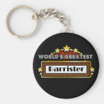 World's Greatest Barrister Keychains