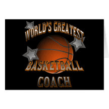 World's Greatest Basketball Coach Card