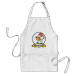 WORLDS GREATEST BEAUTICIAN WOMEN CARTOON aprons