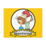WORLDS GREATEST BEAUTICIAN WOMEN CARTOON POSTCARD