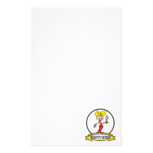 WORLDS GREATEST BEAUTY QUEEN CARTOON CUSTOM STATIONERY
