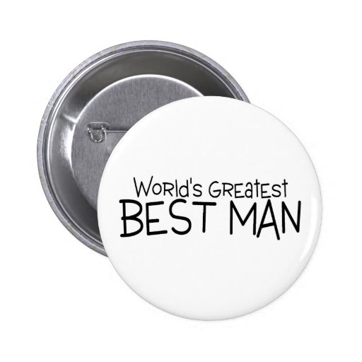 Worlds Greatest Best Man Button