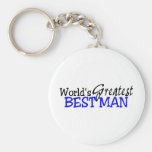 Worlds Greatest Best Man Keychain