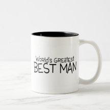 Worlds Greatest Best Man Wedding Coffee Mug