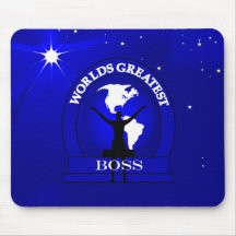 Worlds Greatest Boss Award Mousepad