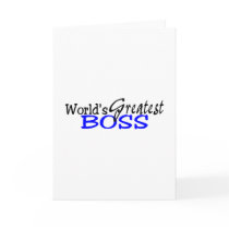 Worlds Greatest Boss Black Blue