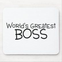 Worlds Greatest Boss Mousepads