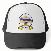 WORLDS GREATEST BOUNCER MEN CARTOON MESH HAT